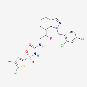 molecular formula C22H20Cl3FN4O3S2 B12374107 EP3 antagonist 4 