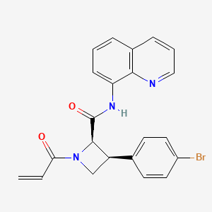 molecular formula C22H18BrN3O2 B12374176 MY-1B 
