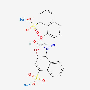 molecular formula C20H11CrN2Na2O9S2 B12374231 C.I. Acid blue 158 