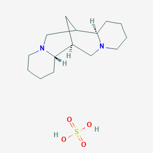 (1S,2S,10R)-7,15-diazatetracyclo[7.7.1.02,7.010,15]heptadecane;sulfuric acid
