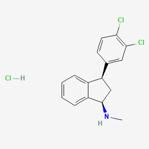 molecular formula C16H16Cl3N B12374346 cis-Indatraline hydrochloride 