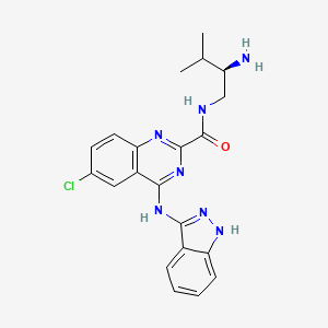 molecular formula C21H22ClN7O B12374357 Pak4-IN-3 