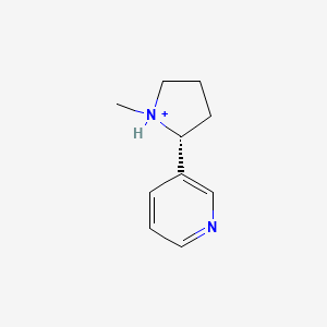 (R)-nicotinium(1+)
