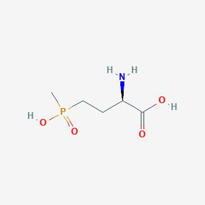 molecular formula C5H12NO4P B1237443 d-Glufosinate CAS No. 73679-07-9