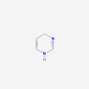 molecular formula C4H6N2 B1237445 1,4-Dihydropyrimidine 