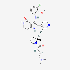 molecular formula C32H35ClN6O3 B12374468 STX-721 