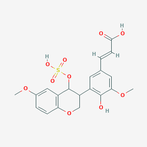 molecular formula C20H20O10S B1237456 Torvanol A 
