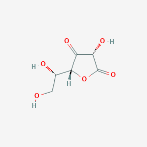 molecular formula C6H8O6 B1237469 L-xylo-hex-3-ulonolactone 