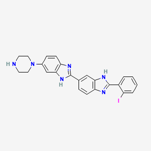 molecular formula C24H21IN6 B12374690 DNA intercalator 3 
