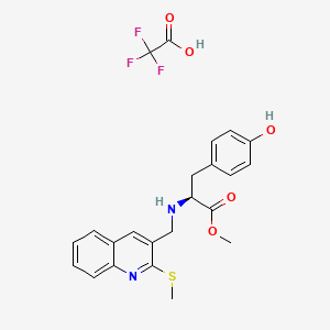 molecular formula C23H23F3N2O5S B12374709 ATP synthase inhibitor 2 TFA 