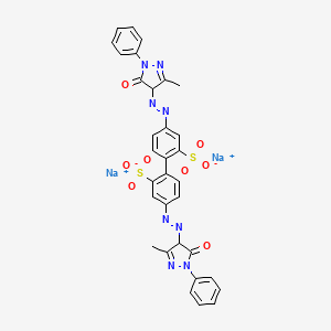 molecular formula C32H24N8Na2O8S2 B12374769 C.I. Acid yellow 42 