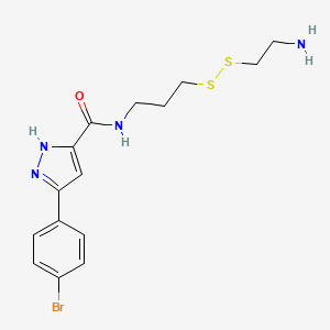molecular formula C15H19BrN4OS2 B12374811 ACBI1 