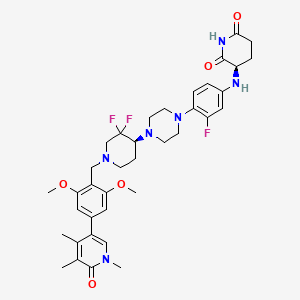 molecular formula C37H45F3N6O5 B12374821 (S,R)-CFT8634 