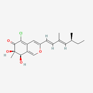 molecular formula C19H23ClO4 B1237488 Isochromophilone V CAS No. 167355-56-8