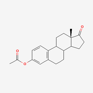 molecular formula C20H24O3 B1237492 Hogival; Oestrone-3-acetate; Puboestrene 