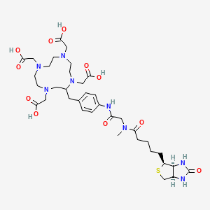 molecular formula C36H54N8O11S B12374957 DOTA-biotin 