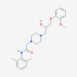 molecular formula C24H33N3O4 B123750 Ranolazine CAS No. 142387-99-3