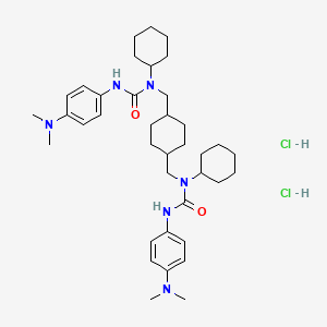 molecular formula C38H60Cl2N6O2 B12375018 NTE-122 dihydrochloride 