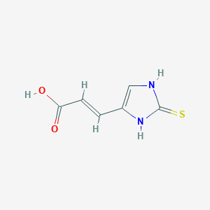 molecular formula C6H6N2O2S B1237510 Thiourocanic acid 
