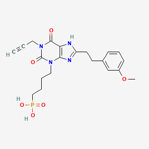 molecular formula C21H25N4O6P B12375136 PSB-22034 