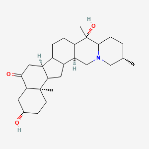 molecular formula C27H43NO3 B1237531 Peiminine 