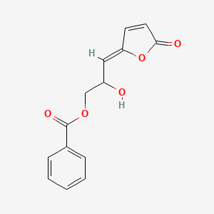molecular formula C14H12O5 B1237538 Melodorinol 