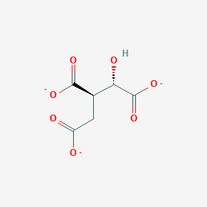 molecular formula C6H5O7-3 B1237547 L-threo-isocitrate(3-) 