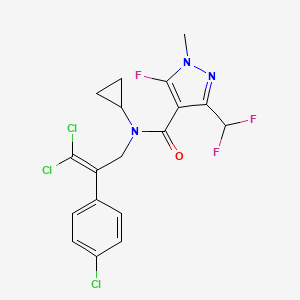 molecular formula C18H15Cl3F3N3O B12375485 Sdh-IN-7 