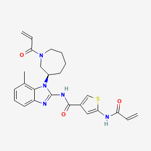 molecular formula C25H27N5O3S B12375497 ZNL-0056 