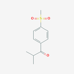 molecular formula C11H14O3S B123755 2-Methyl-1-[4-(methylsulfonyl)phenyl]-1-propanone CAS No. 53207-59-3