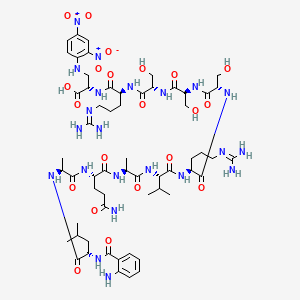 molecular formula C59H92N22O21 B12375528 ADAM-17 Substrate 