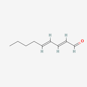 molecular formula C9H14O B1237559 trans,trans-2,4-Nonadienal CAS No. 6750-03-4