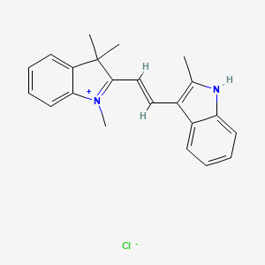 molecular formula C22H23ClN2 B1237560 Astrazon Orange G CAS No. 3056-93-7