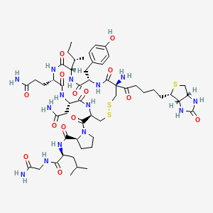 molecular formula C53H80N14O14S3 B12375604 Biotin-Oxytocin 