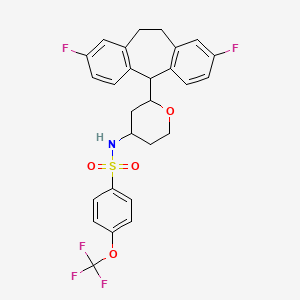 molecular formula C27H24F5NO4S B12375615 ATUX-1215 
