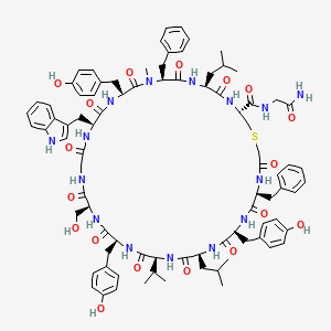 molecular formula C86H107N15O18S B12375703 Antitumor agent-127 