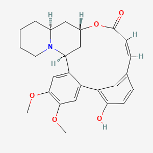molecular formula C26H29NO5 B1237572 Lythrine CAS No. 5286-10-2