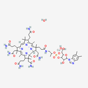 molecular formula C62H91CoN13O16P B1237579 Aquacobalamin CAS No. 13422-52-1