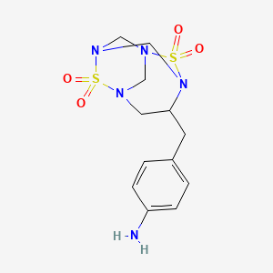 molecular formula C12H17N5O4S2 B12375834 TETS-4-Methylaniline 