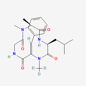 molecular formula C22H30N4O4 B12375848 Tentoxin-d3 