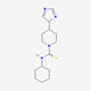 N-cyclohexyl-4-(4H-imidazol-4-yl)-1-piperidinecarbothioamide