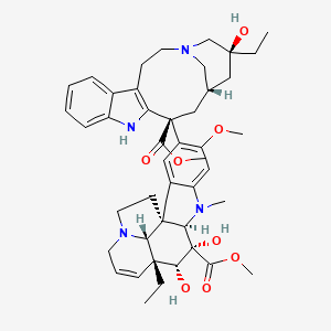 molecular formula C44H56N4O8 B1237596 Deacetylvinblastine 