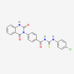 molecular formula C22H15ClN4O3S B12375962 VEGFR-2/c-Met-IN-2 