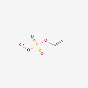 molecular formula C2H3KO4S B1237600 Polyvinylsulfuric Acid Potassium Salt CAS No. 25191-25-7