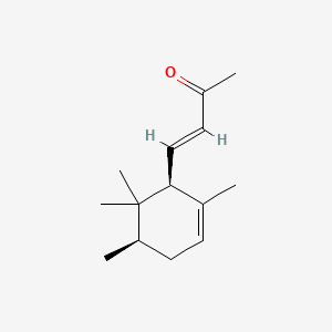 molecular formula C14H22O B1237605 (+)-cis-alpha-Irone CAS No. 35124-13-1