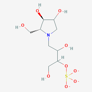 molecular formula C9H18NO9S-3 B1237609 Ghavamiol 
