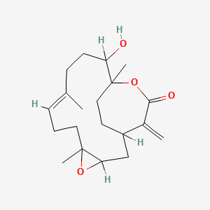 molecular formula C20H30O4 B1237615 Sinulariolide CAS No. 56326-25-1