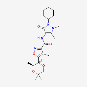 molecular formula C23H34N4O5 B12376152 Smurf1 modulator-1 