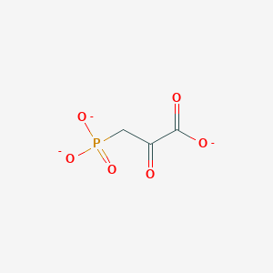 molecular formula C3H2O6P-3 B1237621 2-Oxo-3-phosphonatopropanoate 