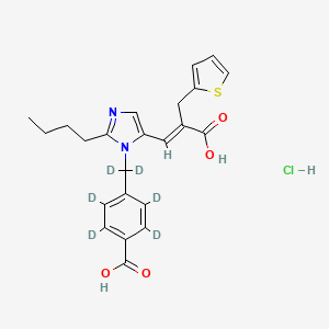 molecular formula C23H25ClN2O4S B12376212 Eprosartan-d6 (hydrochloride) 